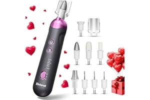 Eletorot Manicure and Pedicure Set for Feet, Cordless Electric Nail Files, Rechargeable Nail Drill, Toenail File for Thick Nails, Valentines Gifts for Her Wife, Mothers Day, Birthday, Christmas Gift