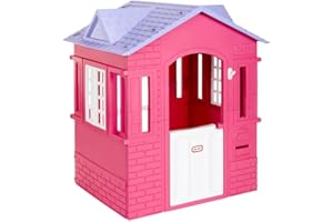 Little Tikes Cape Cottage Princess Playhouse with Working Doors, Windows, and Shutters - Pink