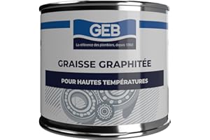 GEB Grasso grafitato per serratura, lubrificazione a secco e sigillatura di sistemi sottoposti ad alta temperatura o carico molto elevato - Vaso 350g