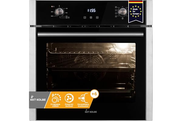 Four encastrable electrique | 60 cm | 70L | 2,8kW | Fonction pizza | Gril | Circulation de l'air | Air chaud | Timer automatique | EB8005ED