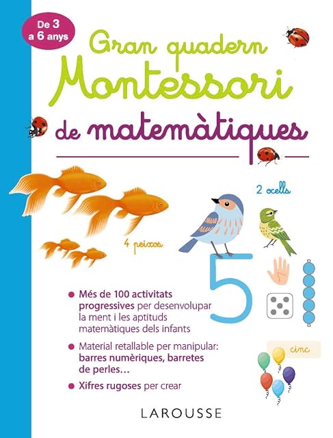 Portada de Gran quadern Montessori de matemàtiques
