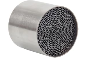 SPANN Silencer Exhaust Front Mid End Exhaust DB Killer Baffle Motorcycle Car Silencer 35mm 42mm 45mm 48mm 50mm 53mm Catalyst Noise Sound Eliminator Motorcycle Exhaust (Size : 35mm)