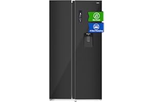 CHiQ Frigorífico americano 2 puertas 559L Compresor Inverter, Multi-air-flow, Total No Frost, Gris Oscuro, Compresor 12 años Garantía