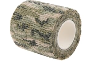 CUTEFLY Cinta adhesiva desconocida genérica al aire libre para fijar Stealth Tape camuflaje cinta adhesiva tela 4,5 m