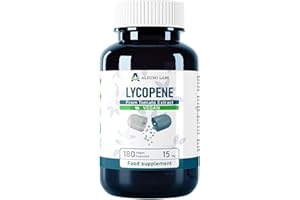 Alzuro Labs Lycopene 15mg – 180 Vegan Capsules | High Strength Tomato Extract 200:1 | Equivalent to 30,000mg Tomato | Antioxidant & Heart Health Support | 3rd Party Lab Tested | GMP Certified