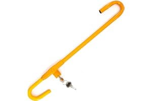 PRETEX canne bloque-volant universelle en acier trempé, protège du vol, barre de verrouillage, bloque-volant