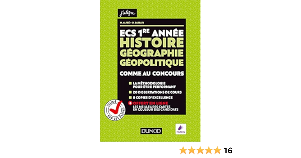 Amazon Fr Ecs 1re Annee Histoire Geographie Geopolitique Comme Au Concours Comme Au Concours Matthieu Alfre Livres