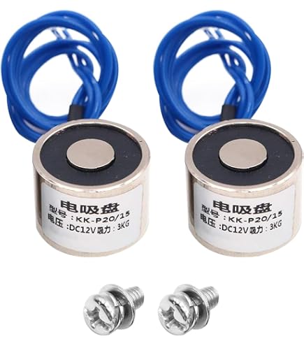 12V 55LB 25KG levage aimant Électro-aimant solénoïde tenue de pont 40mm