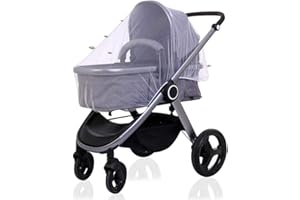 BelleStyle Mosquitera, Red Anti Insectos Universal Protección Ideal contra picaduras para capazo, Silla de Paseo y Cuna de Viaje Cochecitos Capazo y Cuna para bebé