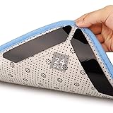 Teppich Antirutschunterlage 24 Stück Antirutschmatte Anti-Curling Rug Gripper Teppichunterlage Doppelseitige Washable Wiederv