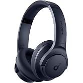 soundcore Anker Q20i kablosuz Bluetooth kulak &uuml;st&uuml; kulaklık, hibrit aktif g&uuml;r&uuml;lt&uuml; &ouml;nleme, ANC modunda 40 saat &ccedil;alma s&uuml;resi, y