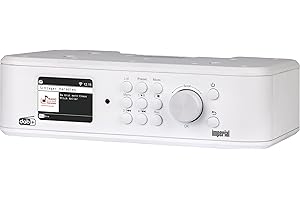 IMPERIAL DABMAN i460 – radio internetowe/DAB+ (usługi streamingu, możliwość montażu na ścianie, możliwość wysyłania/odbierania Bluetooth, nagrywanie USB, tryb hotelowy) – białe