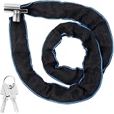 Adiwo Anti-Theft Bicycle Lock with 2 Keys, Lock Length 85 cm, Security Locks for Bike, Motorcycle, Scooter