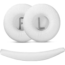 Coussinets Et Bandeau De Remplacement Pour Casque JBL Tune600/T500BT/T450 - Mousse Mémoire De Forme - 70mm