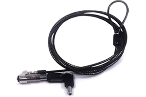 Ewent Laptop Padlock With NanoSaver Key, Security Cable for Tablets and Smartphones With Nano Slot, Cleat Lock Technology & Cut Resistant Carbon Steel, 1.8 Metre