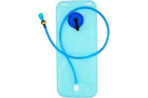 CATIME 2L Bolsa de Agua Portátil, Vejiga de Hidratación a Prueba de Fugas, Deporte Plegable Bolsa de Agua para Mochila de hidratación de Repuesto, para Ciclismo, Senderismo, Carrera, Camping