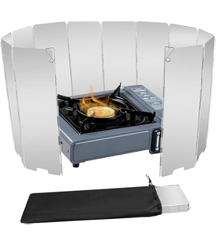 Foldable Stoves Windshield Stainless Steel Portable Outdoor Stoves Windshield eB