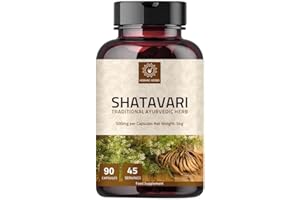 HEBHAC HERBS Shatavari Capsules for Women | Shatavari Herbal Supplement | (90 Capsules) Non-GMO, Gluten Free, 1000mg, 90 Vegan Caps