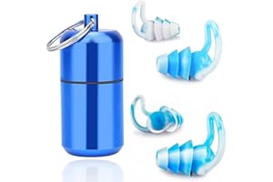 CHLFFUA Ear Plugs for Sleeping Noise Cancelling Reusable Soft Silicone Earplugs for Sleeping, Snoring, Work & Studying Traveling Swimming