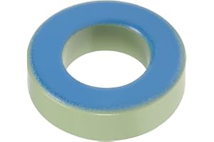 YOKIVE Toroide Nucleo, Ferrite Induttanze cerchio Ferro Polvere Induttore Ferrite cerchio, Buono per Trasformatori alimentazione (Luce Verde, 38,8 mm x 21,3 mm x 11,2 mm)