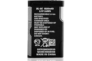 ITMBET BL-5C Akku für DIGITRADIO 1, [Upgrade] Hohe Kapazität 1020mAh kompatibel mit DIGITRADIO 2, TECHNIRADIO RDR, TECHNIRADIO 6, Viola 3, Nordmende Transita 100 und Transita 200