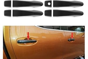 tunez Türgriffabdeckung Mattschwarz Für Navara NP300 D23 Serie X-Trail T32 Qashqai J11 DX RX ST Visier Acenta Acenta Acenta N-Connecta Tekna 2014-2020 (Fernbedienung manuell)