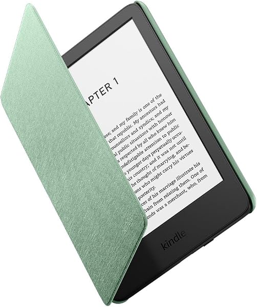Amazon Kindle Case, Thin and Lightweight, Foldable Protective Cover - Fabric - 1