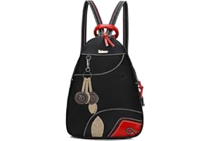 Eshow sac à dos pour femmes sac à bandoulière en Nylon petits sacs à dos décontractés pour femmes anti-vol école multifonctionnelle filles décontractées