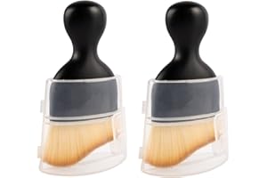 GUUFOO 2 Stück Auto Innere Reinigungswerkzeuge Auto Detailingbürste Reinigungsbürsten Armaturenbrett Luftauslass Lücke Staubentfernung Bürste Staub Werkzeug für Automobil-armaturenbrett