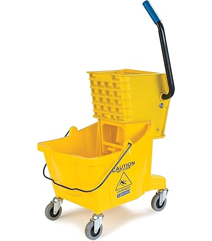 Rubbermaid Commercial WaveBrake 2.0 Secchio Per Mocio Con Strizzatore 35 QT (33L) – Nero - 3