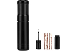 Oumers Kit de Herramientas de reparación de neumáticos de Bicicleta tubeless,Perforaciones de neumáticos para Bicicletas con 5PCS Bacon Strips Plus Insertion Tool Fork Reamer