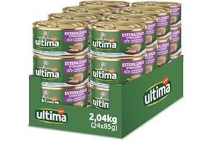 Ultima Fit & Delicious Comida Húmeda para Gatos - Mousse con Pescado del Océano: 24 latas de 85g