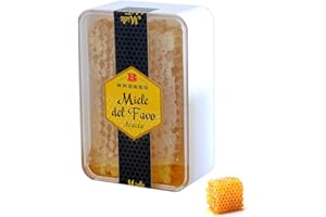 APICOLTURA BREZZO Miel d'Acacia avec Rayon en boîte 200gr