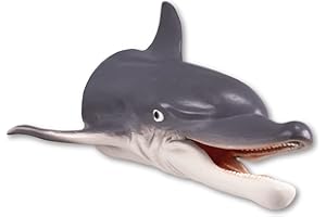 Deluxebase Wild Play Puppets - Delfino Burattino Giocattolo a Guanto a Forma di Animale per Bambini