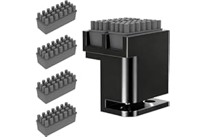 HOKYYCC P1/X1-Serie Brush + 4-Teiliges Silikon Düsenbürstenkopf Set, Für Bambulab P1S/P1P/X1C/X1E 3D-Druckers, Heizbett Düsenreinigungswerkzeug, Plug-and-Play