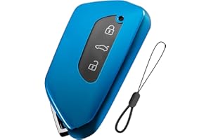 Teenpull Etui na kluczyki do VW Golf 8, ID.4, ID.3, Golf R, Golf GTI, etui na kluczyki samochodowe do Skoda Octavia 4 IV Enyaq iV, Seat Leon MK4 Cupra Leon Tarraco Ateca, akcesoria samochodowe