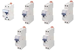 GENERICO ECI ELETTROFORNITURE KIT CENTRALINO QUADRO GEWISS COMPLETO DI DIFFERENZIALE PURO 25A + 5 MAGNETOTERMICI 1+N