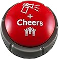 Trebisky Air Horn Can Sound Effect with Applause and Cheers Noise Button Buzzer for Office Soccer Party Gag Gift DJ HYPE (Batteries Included)