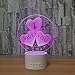 Produktbild DOLPHINEGG Bluetooth-Speaker mit Colorful Changing Acryl USB LED Night Light Music Player 3D Lampe Geburtstag