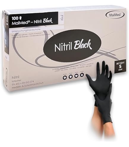 Guanti in nitrile blu (100 unità) - MEDICALINE