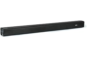 METRONIC 477591 Barre de Son TV 2.0 Bluetooth 5.3, Enceinte Home Cinema Type Soundbar pour Téléviseur Toutes Marques, Télécommande, Montage Mural ou à Poser