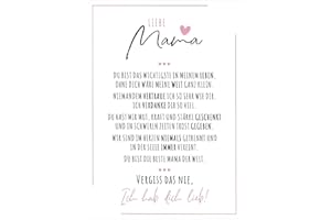 FJLLRVEN Definition Poesie Kunstdruck-Poster | Weihnachtsgeschenke Mama Geschenk Muttertag | Muttertagsgeschenk Wandbilder | Weihnachten Geschenke für Mama Geburtstag | Wanddeko Wohnzimmer DINA A4 ohne Rahmen