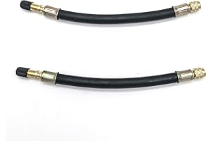 SNOWTAIN Schneespitze 2 Stück Reifenventil Verlängerung Adapter,Länge 210mm Ventilverlängerung Schlauch Tool,Adapter Reifen Gummi Air Rohr Schlauch für Auto Motorrad Scooter Reifen