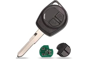 PRO-PLIP ProPlip - Chiave completa con elettronica da programmare, compatibile con Suzuki Swift Grand SX4 Splash Liana Aerio Vitara Agila Alto Jimny 2 pulsanti 434Mhz ID46 telecomando Vergine