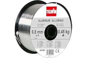 TELWIN 802062 Bobine Fil Aluminium D. 0,8 mm 0,45 kg pour Soudage, Gris