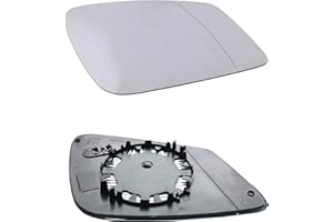 RASHION Cristal De Retrovisor Calefactable Lado Derecha Compatible con BMW F01 F07 F10 F11 F20 F21 F22 F30 F31 F32 F34 F36 i3 Espejo Retrovisor