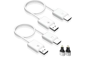 PWAYTEK Transmisor y Receptor HDMI inalámbrico, Extensor HDMI inalámbrico de 98 pies/30 m, Plug and Play para transmitir Video y Audio a una computadora portátil o PC