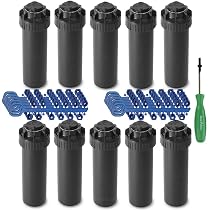 Lot De 4 Têtes D'arrosage Rain Bird 5000 - Réglables 40-360° Pour Pelouse Et Jardin