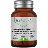 Venatura Magnezyum Sitrat ve P-5-P Vitamin B6 90 Kaps&uuml;l