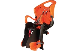 B BELLELLI Tiger - Asiento Posterior de Bicicleta - para niños de hasta 22 kg, de 3 a 8 años - Se Fija al Portaequipaje